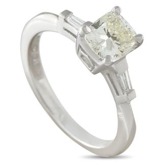 Luxury Bazaar Platinum 1.12 ct Diamond Ring MF30-051826