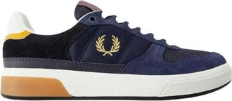 Fred Perry Womens/Ladies Leather Trainers (Blue) - Size UK 3