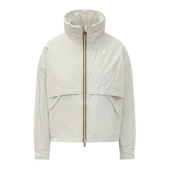 K-Way K-Way, Light Jackets, female, White, Size: L Aubette Memory Touch