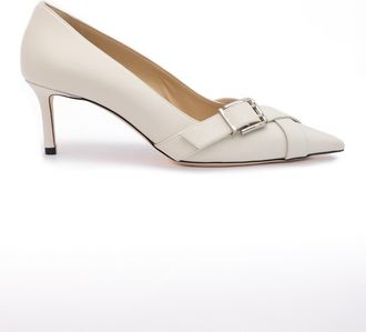 Jimmy Choo London Milk Calf Leather Alix 60 Womens Pumps