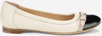 AGL Monika Cap Toe Ballet Flat in Ivory at Nordstrom, Size 41.5