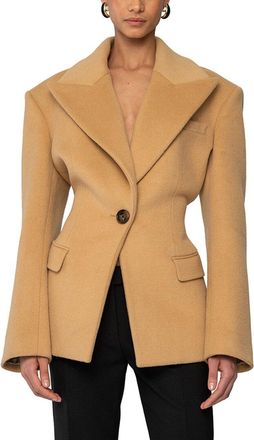 Ronny Kobo Calla Short Wool Coat
