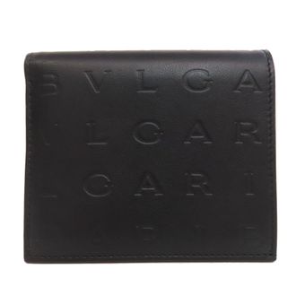 Bulgari Black Leather Wallet (Bi-Fold) (Pre-Owned)