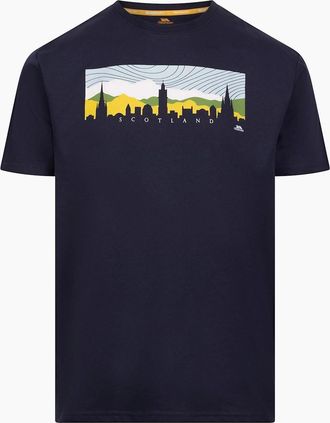 Trespass Mens Trespass Mens Adon Round Neck T-Shirt - Navy - Size: 36