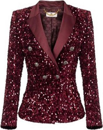 Elisabetta Franchi Double-Breasted Jacket