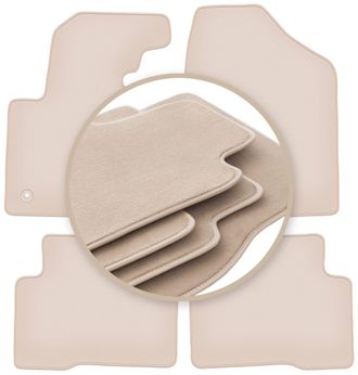 OEM Alfombrillas Premium Beige Para: Hyundai Santafe Iii Suv 2012