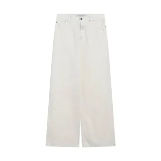 Golden Goose Wide Jeans, female, White, Size: W29 Melody Boyfriend Jeans