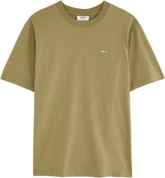 Nn.07 Adam Logo Cotton T-shirt - Green - L