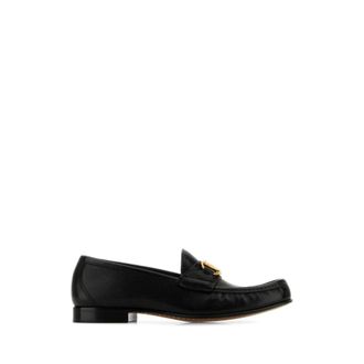 Valentino Garavani Loafers, female, Black, Size: 8 1/2 US VLogo Signature Loafers