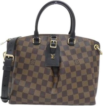 Louis Vuitton Pre-owned Vintage Canvas Handtas - Dames - Vintage Handtas - Bruin - ONE Size - Vintage