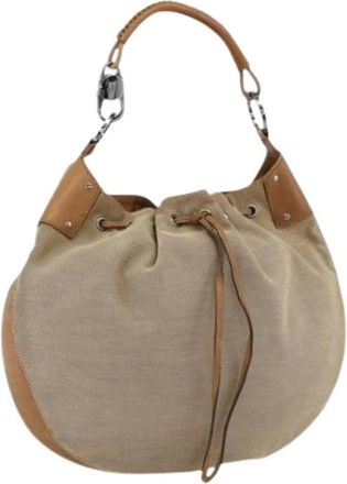 Gucci Pre-owned Bucket Bags, female, Beige, Size: ONE SIZE Pre-owned Bucket Bag