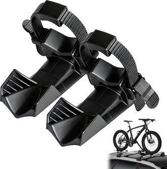 Gabrielle Set Di 2 Fermaruote - Accessori Per Pneumatici Fino A 3,11 Pollici Di Larghezza - Portabici Anteriori E Posteriori Per Auto - Pezzi Di Ricambio Per Mo