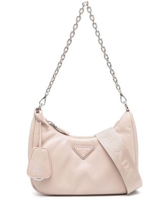 Prada Re-Edition leren schoudertas - Roze