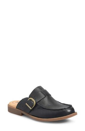 B&oslash;rn Meg Mule in Black Leather at Nordstrom, Size 10