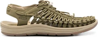 Keen Uneek debossed logo sandals - women - Rubber/Calf Leather/Calf Leather/Fabric/Rubber - 6.5 - Green