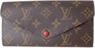 Louis Vuitton Pre-owned Lange portemonnee (bi-fold) - Dames - Vintage Accessoires - Bruin - ONE Size - Vintage