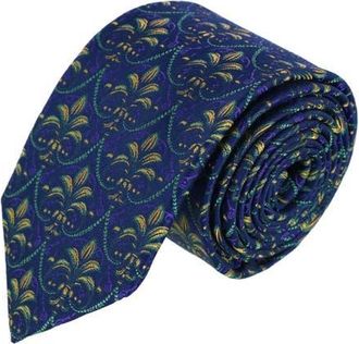 Trafalgar Store The French Quarter Fleur dis Lis Silk Novelty Necktie in Purple at Nordstrom