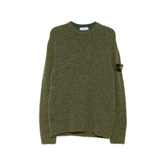 Stone Island Long-sleeve Logo-patch Sweater