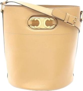 Celine Pre-owned Vintage Bucket Bag - Pre-owned - Mujer - Beige - ONE SIZE
