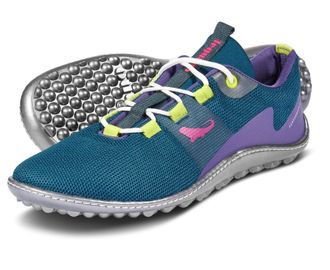 Leguano Barfussschuh LEGUANO SPINWYN, Damen, Gr. 36, blau (blau kombiniert), Textil, Schuhe Barfussschuh, f&uuml;r Maschinenw&auml;sche geeignet, Freizeitschuh, Halbsch