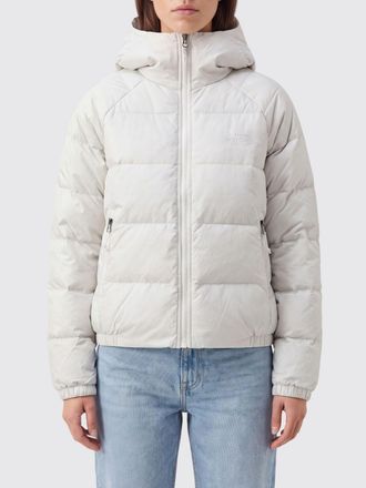 The North Face Piumino corto in nylon trapuntato con cappuccio e logo a contrasto