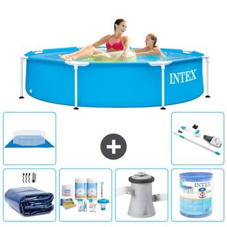 Intex Piscina Con Estructura Redonda - 244x51 Cm - 7-piezas S31454