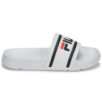 Fila Sandalias de piscina ic&oacute;nicas con maxi logo - Shoes - Hombre - Blanco - 44 EU