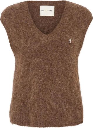 Rue de Femme Maglieria - - Knitwear - Donna - Marrone - XL