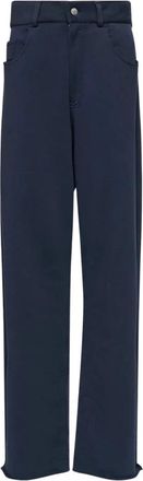 Maison Margiela Straight Broeken - Dames - Straight fit broeken - Blauw - S - Broeken