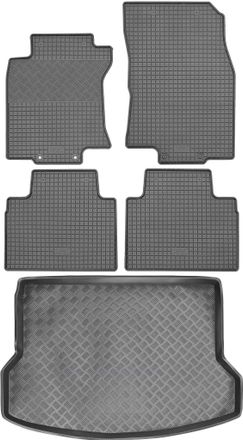 OEM Juego De Alfombrillas De Goma Para Coche Y Alfombrilla Para Maletero Para Nissan X-trail T32 Suv (a Partir De 2014)