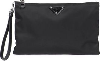 Prada Re-Nylon And Saffiano Pouch