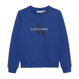 Calvin Klein Jeans Sweatshirt - male - Calvin Klein Jeans - Kids Sweatshirts - Blue - 4 Y - Kids