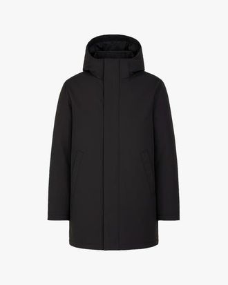 Quartz Co. AUSTIN | Hooded Insulated Winter Jacket in Black at Nordstrom, Size Xxx-Large