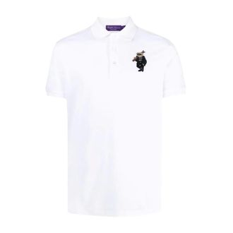 Ralph Lauren Tops, Heren, Wit, S, Katoen, Polo shirt met korte mouwen
