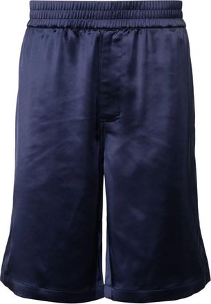 Axel Arigato Coast Satin Deck Shorts - Heren - Korte Broeken - Blauw - S - Satijn - Korte Broeken