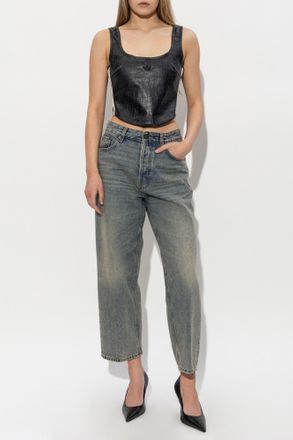 adidas Sleeveless Top, Womens, Black