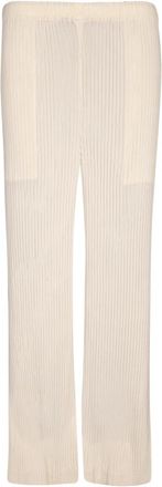 Issey Miyake Straight Broeken - Dames - Straight fit broeken - Wit - M - Broeken