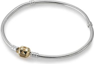 Pandora Moments Slangarmband - Dames - Accessoires - Grijs - Maat: ONE Size