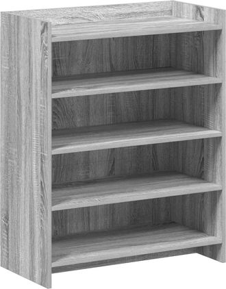 vidaXL Armario Zapatero Sonoma Gris 73,5 X 36 X 92 Cm Vidaxl
