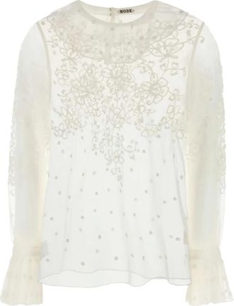 Bode Blusa Middlemist - Bianco