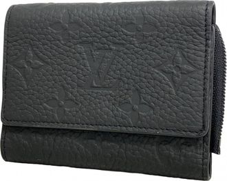 Louis Vuitton Noir Wallet (Tri-Fold) (Pre-Owned)