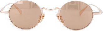 Chlo&eacute; Rose Gold Round Sunglasses