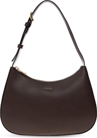 Furla Margot S Bag - Dames - Schoudertassen - Bruin - ONE Size - Leer - Tassen