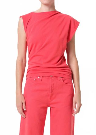 A Gold E Beth Tee In Carnival