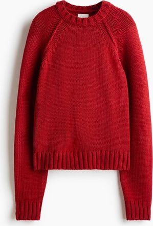H&M Pullover mit Raglan&auml;rmeln - Red