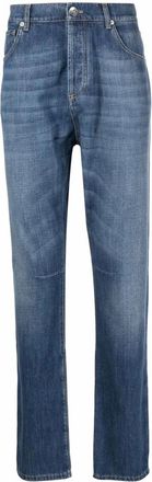 Brunello Cucinelli Light-wash Straight-leg Jeans