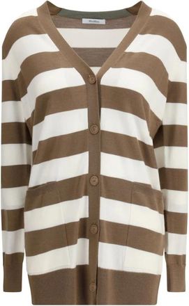 Max Mara Fiemme Cardigan - Dames - Vesten - Veelkleurig - XS - Wol - Truien & Vesten