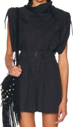 Isabel Marant Nemia Top In Faded Black