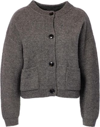 Jcsophie Perline Cardigan - Dames - Vesten - Grijs - S - Katoen - Truien & Vesten