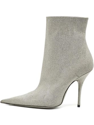 Balenciaga pointedtoe boots - Grey